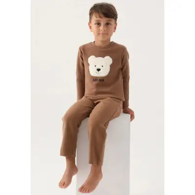 RolyPoly Erkek Çocuk Eşofman Takımı Hardal (1)