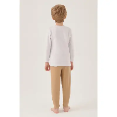 RolyPoly Erkek Çocuk Pijama Takımı Vizon - 13