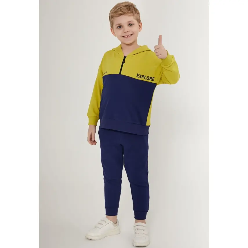 RolyPoly Erkek Eşofman Takımı Fıstık - 3