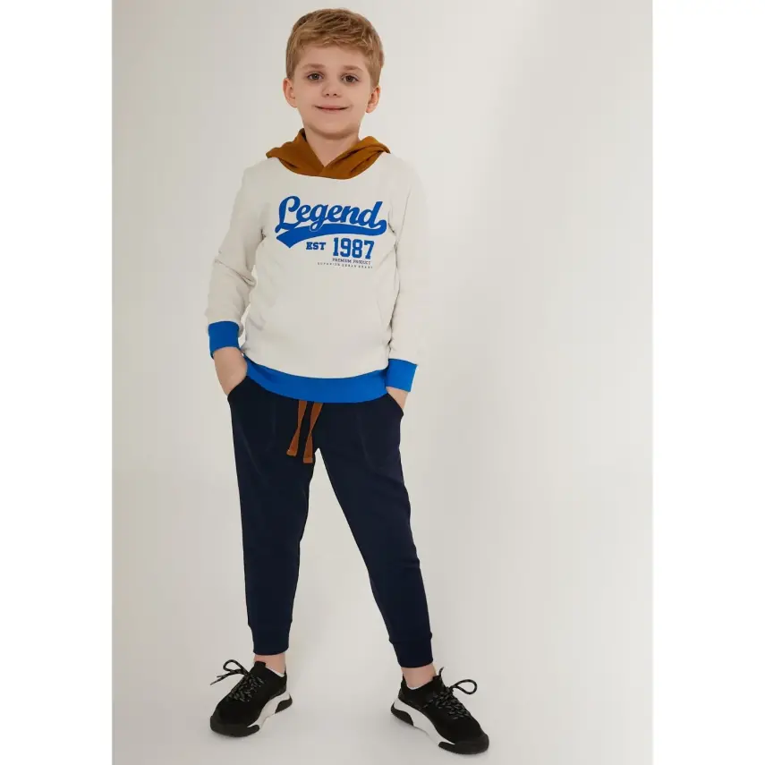 RolyPoly Erkek Eşofman Takımı Taş - 9