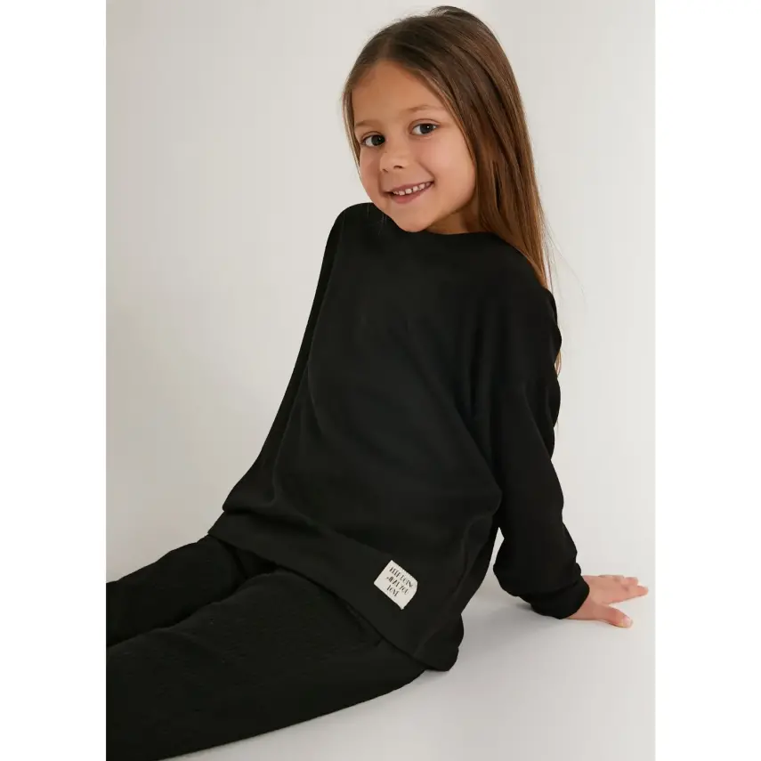 RolyPoly Kız 2li Takım Siyah - 4