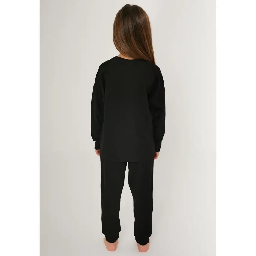 RolyPoly Kız 2li Takım Siyah - 5