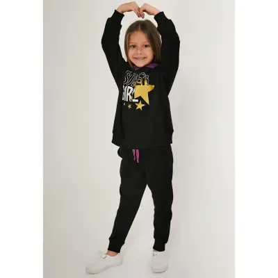 RolyPoly Kız Eşofman Takımı Siyah - 23