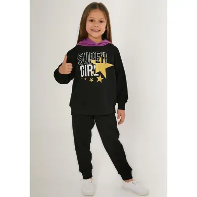 RolyPoly Kız Eşofman Takımı Siyah - 9