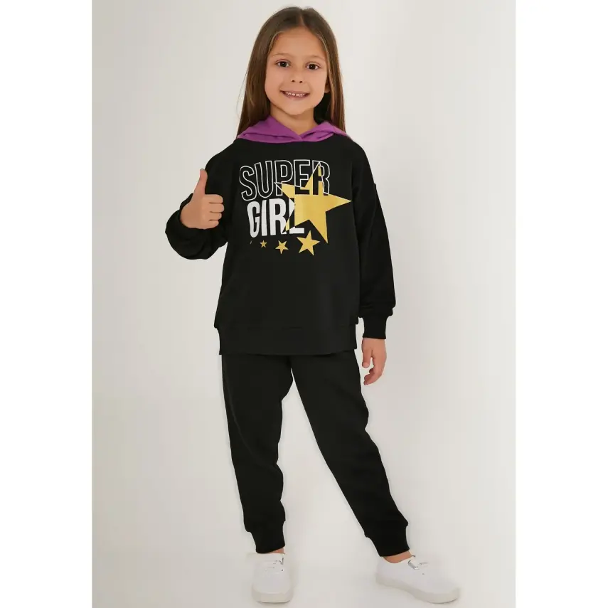 RolyPoly Kız Eşofman Takımı Siyah - 9