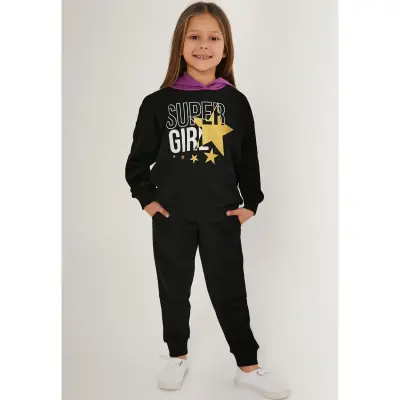 RolyPoly Kız Eşofman Takımı Siyah - 6