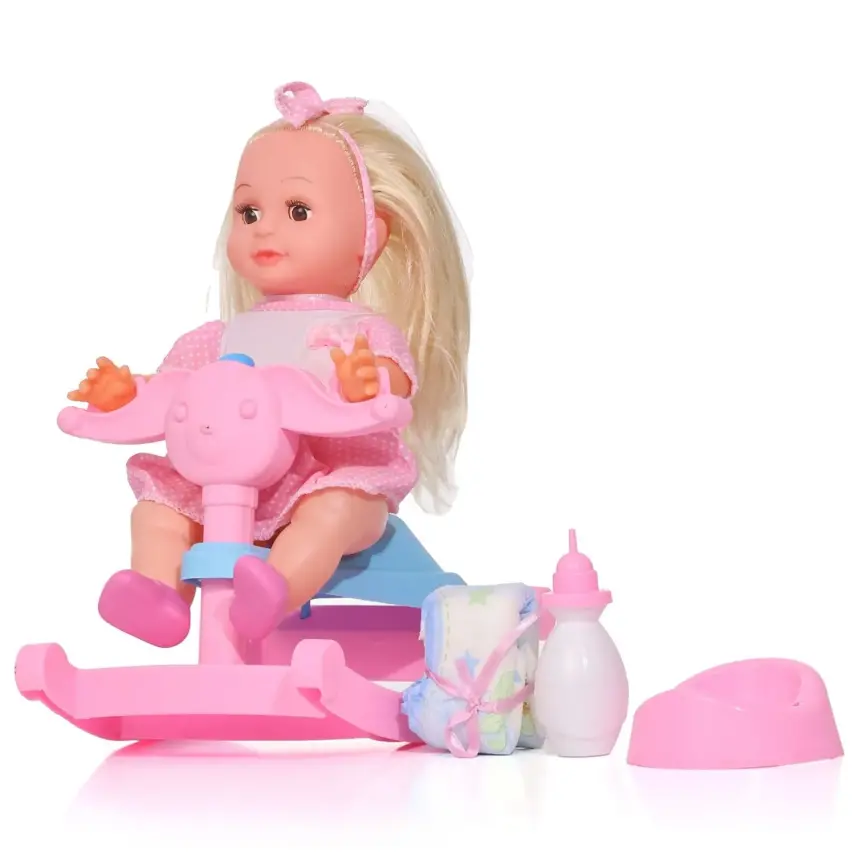 Roza Panda Salıncaklı Altını Islatan Bebek - 1