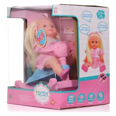 Roza Panda Salıncaklı Altını Islatan Bebek - 7