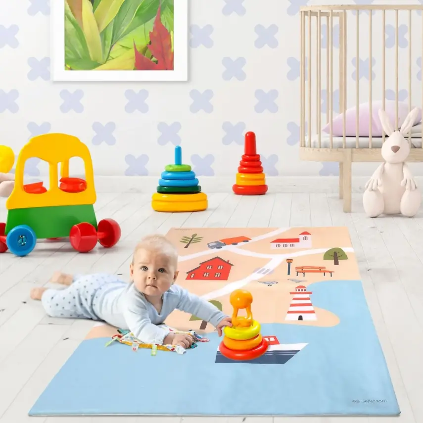 Safemom 90x145 Oyun Matı Lake - 2