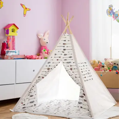 Safemom Ahşap Kızılderili Oyun Çadırı Arrow