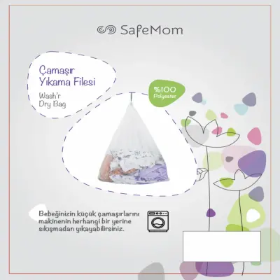 SafeMom Çamaşır Yıkama Filesi