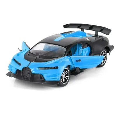 Şarjlı Buga Mavi Kapıları Açılan Uzaktan Kumandalı Araba 1:16 F/F - 5