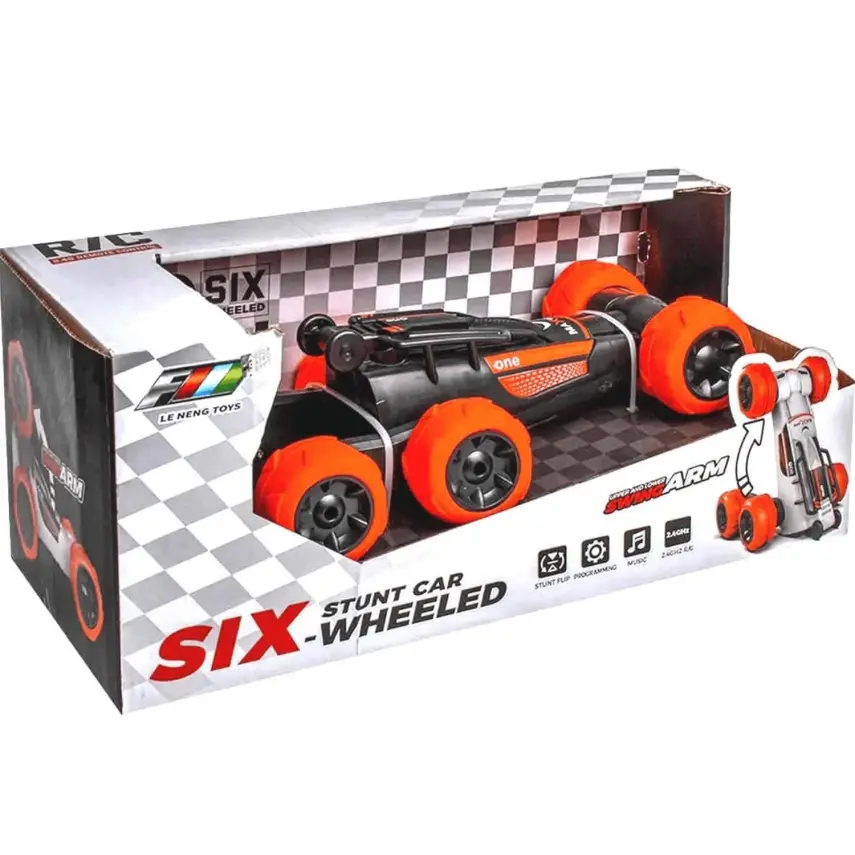 Şarjlı Uzaktan Kumandalı Akrobatik Araba - 4