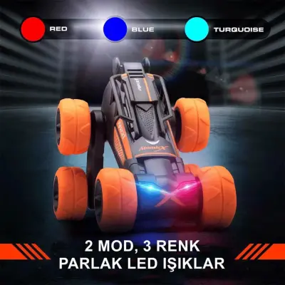 Şarjlı Uzaktan Kumandalı Akrobatik Araba - 3
