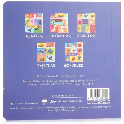 Sayılar Eğitici Kitap - 3