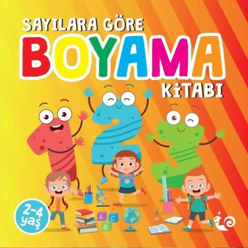 Sayılara Göre 24 Sayfa Boyama Kitabı - 1