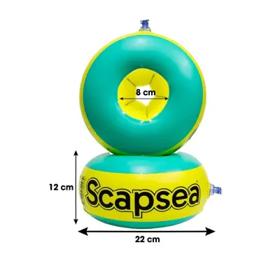 Scap Sea Çocuklar İçin İçi Dolgulu Yüzme Kolluğu 10kg - 40kg arası Tamir Bandı Hediyeli (1)