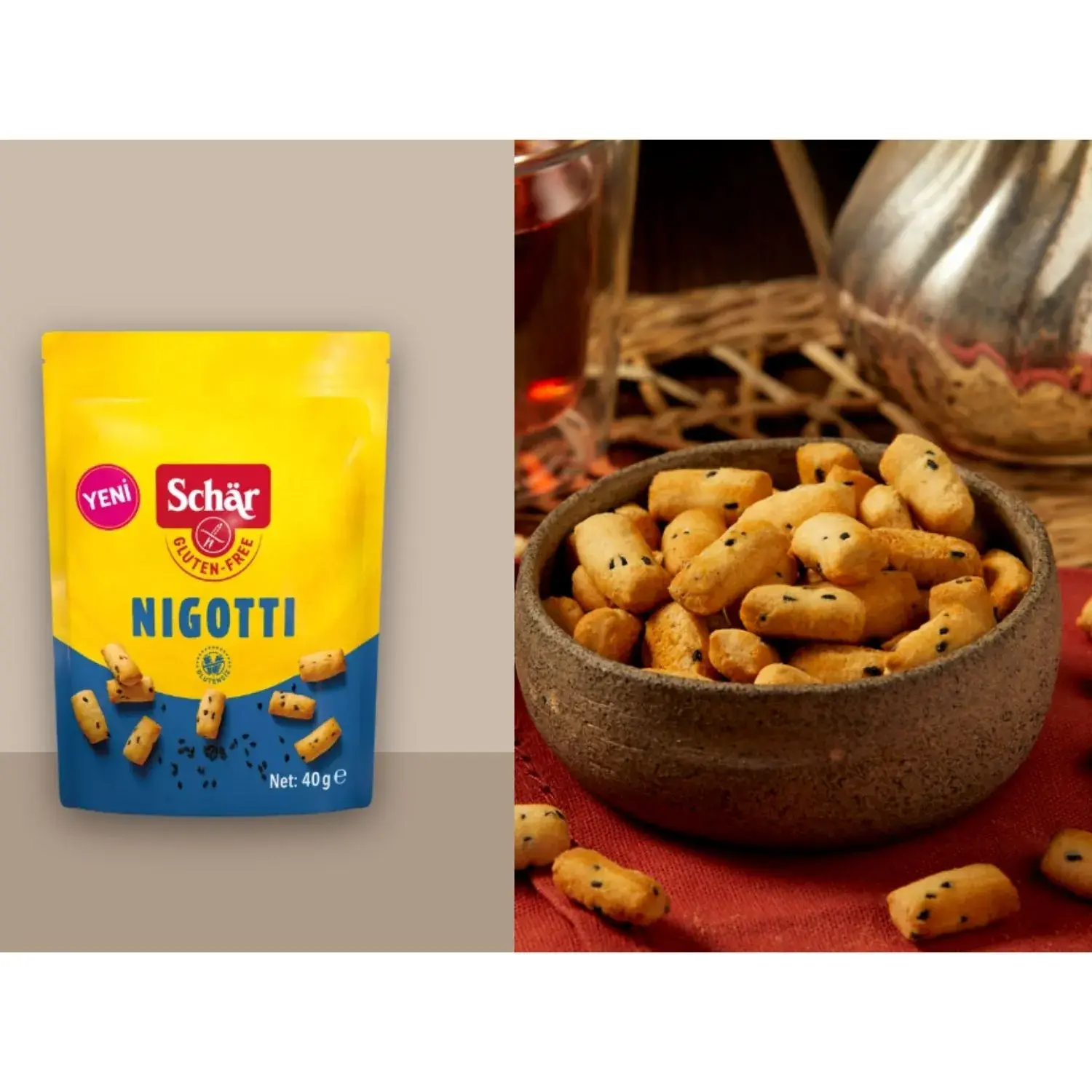 Schar Nigotti Çörek Otlu Mini Kraker 40 gr