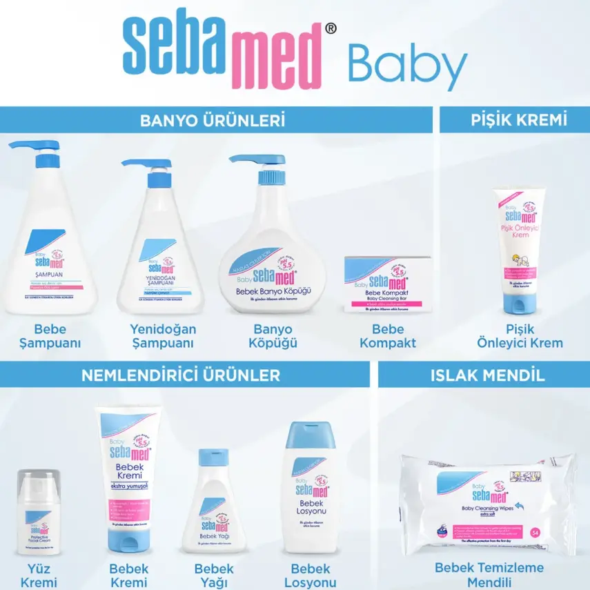Sebamed Baby Nemlendirici Etkili Papatya Özütlü Bebek Şampuanı 750 ml - 11