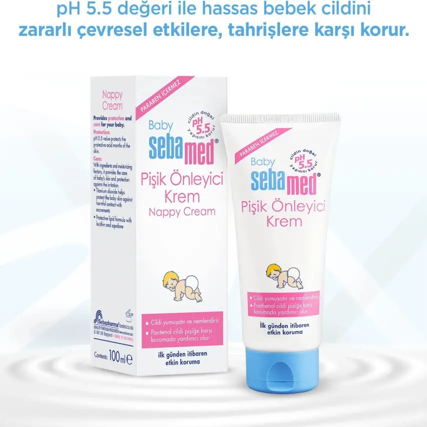 Sebamed Bebek Pişik Kremi 100 ml x 3 Adet - 5