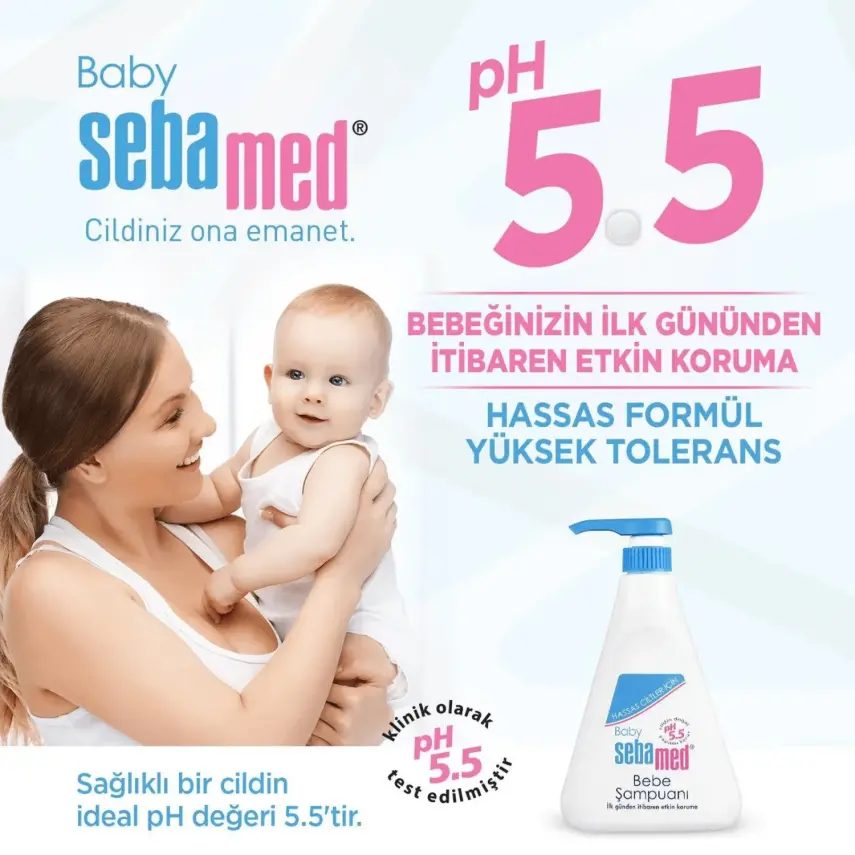 Sebamed Bebek Saç ve Vücut Şampuanı 150 ml x 3 Adet - 3