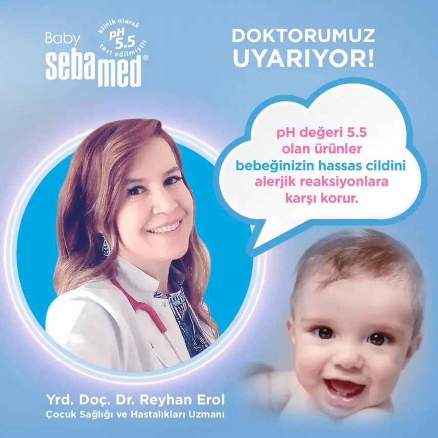 Sebamed Bebek Saç ve Vücut Şampuanı 150 ml x 3 Adet - 6