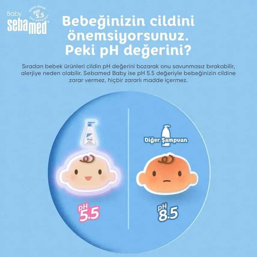 Sebamed Bebek Saç ve Vücut Şampuanı 150 ml x2 - 3