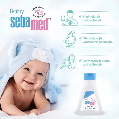 Sebamed Bebek Saç ve Vücut Şampuanı 150 ml x3 - 6