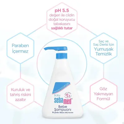 Sebamed Bebek Şampuanı 500 ml x 3 Adet - 8