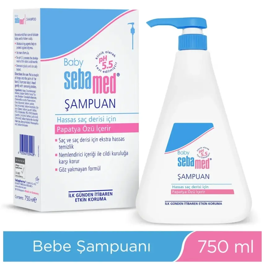 Sebamed Bebek Şampuanı 750 ml*2 - 6