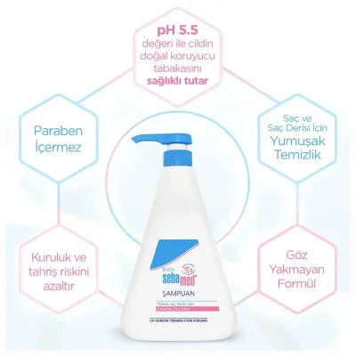 Sebamed Bebek Şampuanı 750 ml*3 - 6