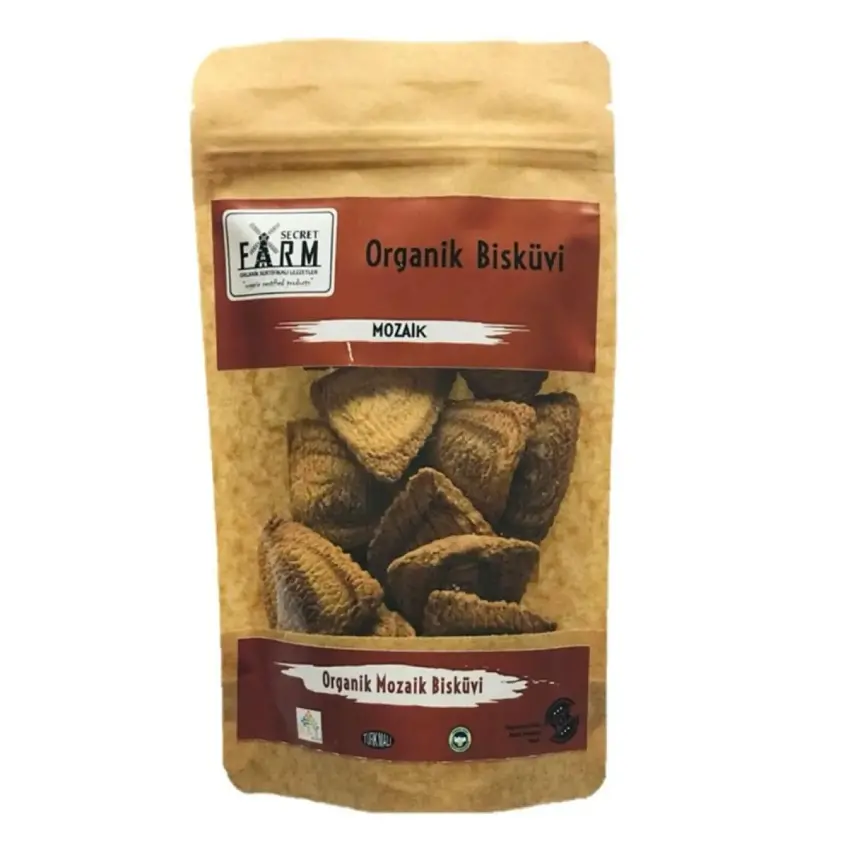 Secret Farm Organik Mozaik Bisküvi 100 gr - 1