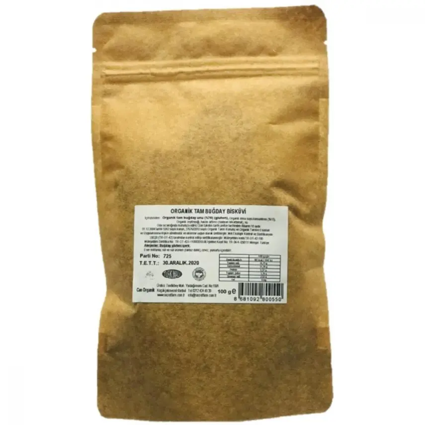 Secret Farm Organik Tam Buğday Bisküvi 100 gr - 2