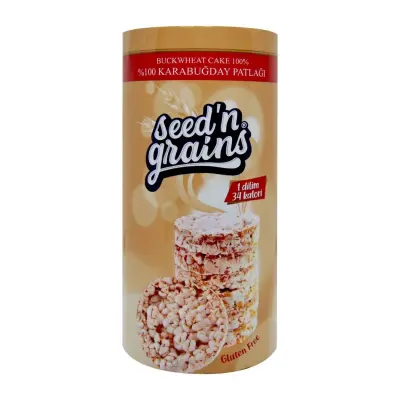 Seed'N Grains  % 100 Karabuğday Patlağı 125 gr (1)