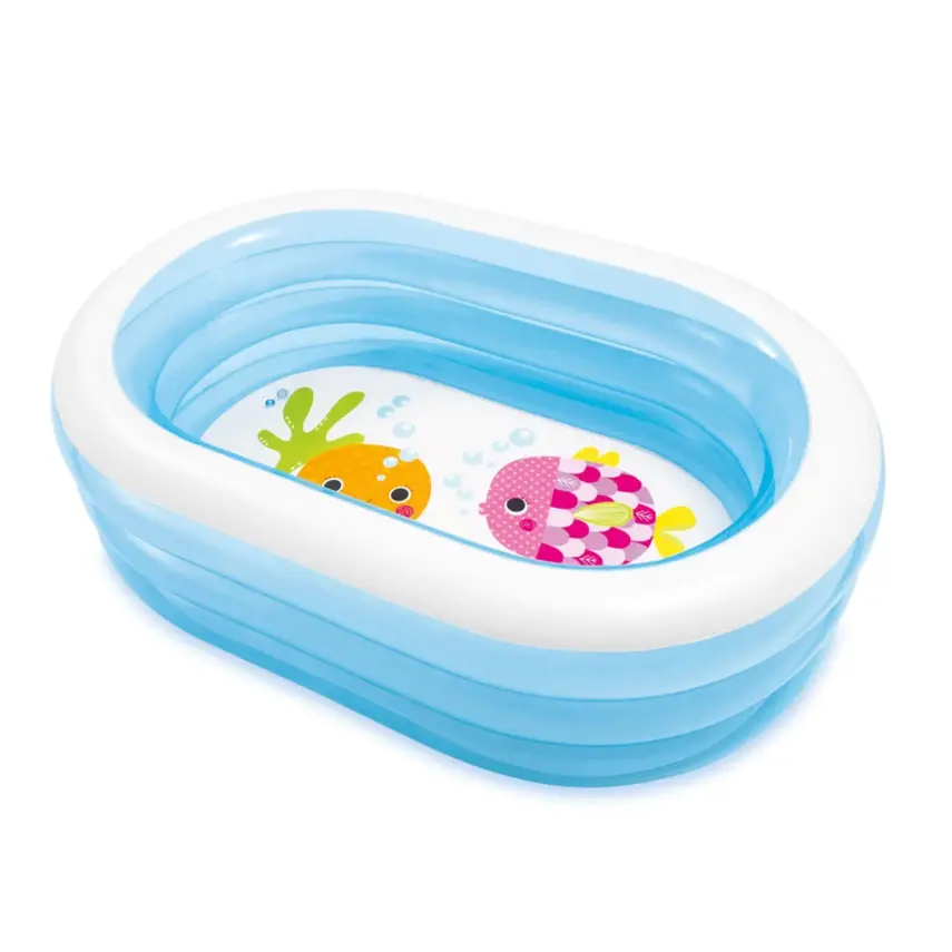 Şeffaf Oval Havuz 163x107x46 cm - 1