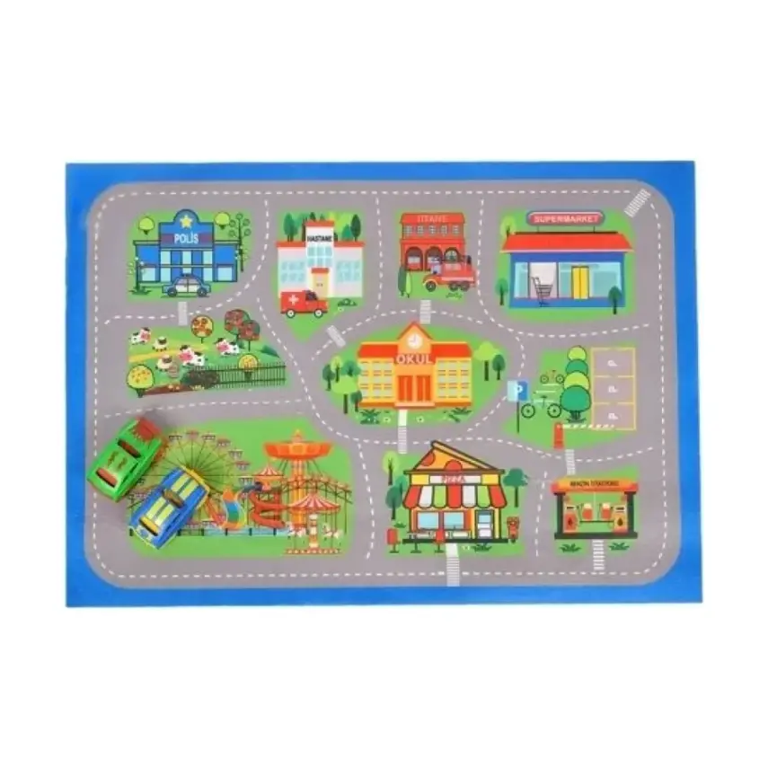 Şehir Macerası Oyun Halısı - 1