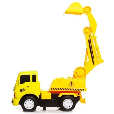 Şehrin İnşaat Araçları Araçları Pilli Sürtmeli Işıklı Kepçe - 3