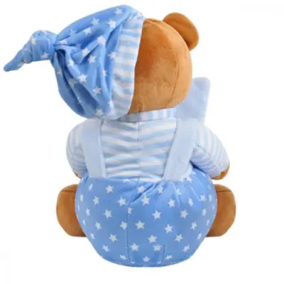 Selay Peluş Çerçeveli Ayıcık Mavi 25 Cm (1)