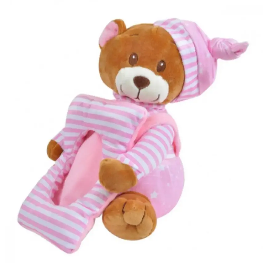 Selay Peluş Çerçeveli Ayıcık Pembe 25 Cm - 1