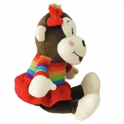 Selay Peluş Elbiseli 23 Cm Maymun (1)