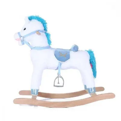 Selay Sallanan At 65 Cm Beyaz-Mavi (1)