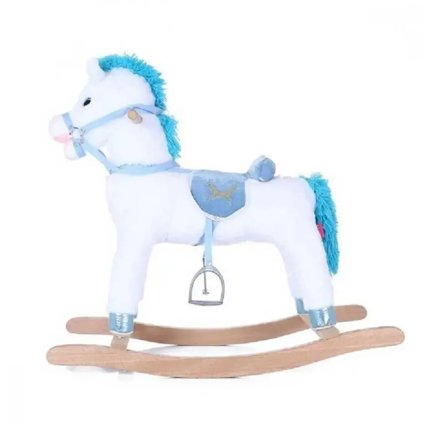 Selay Sallanan At 65 Cm Beyaz-Mavi - 2