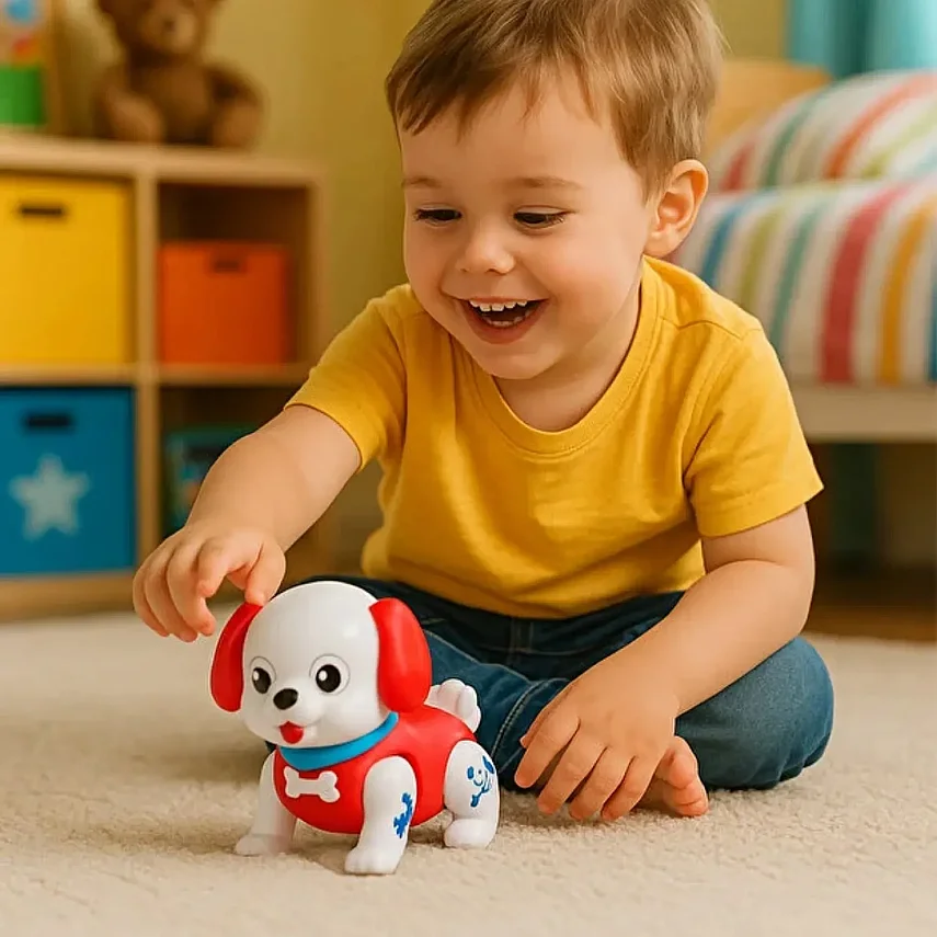 Sesli Işıklı Hareketli Pilli Köpek - 3