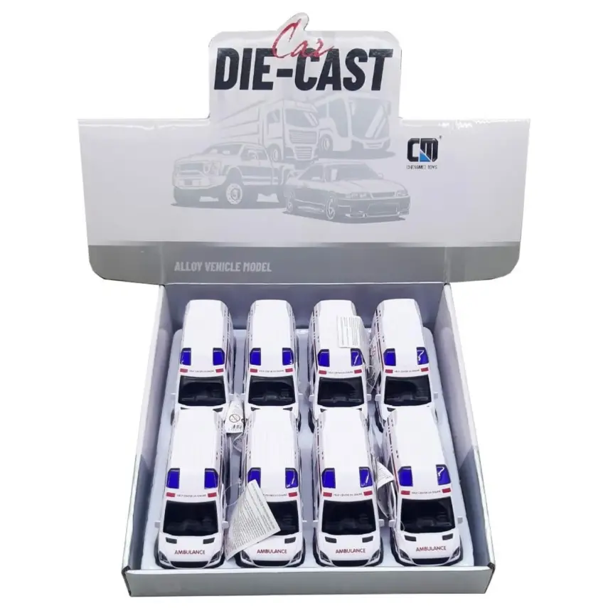 Sesli Işıklı Metal Ambulans - 1