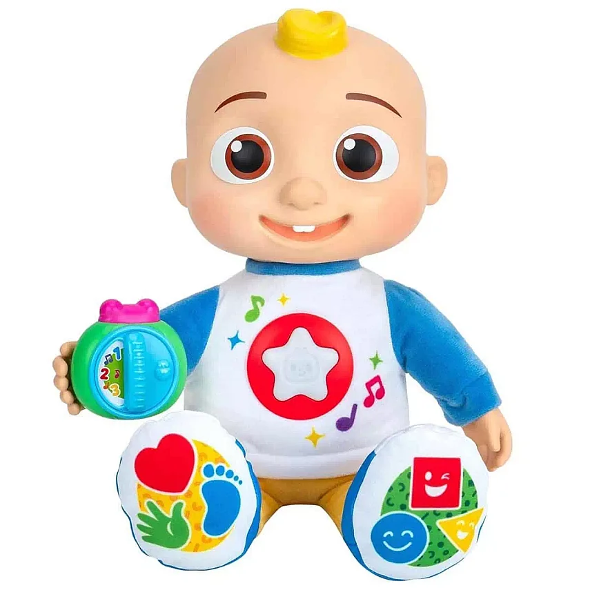 Sesli ve Işıklı Cocomelon JJ Peluş 32 cm - 1
