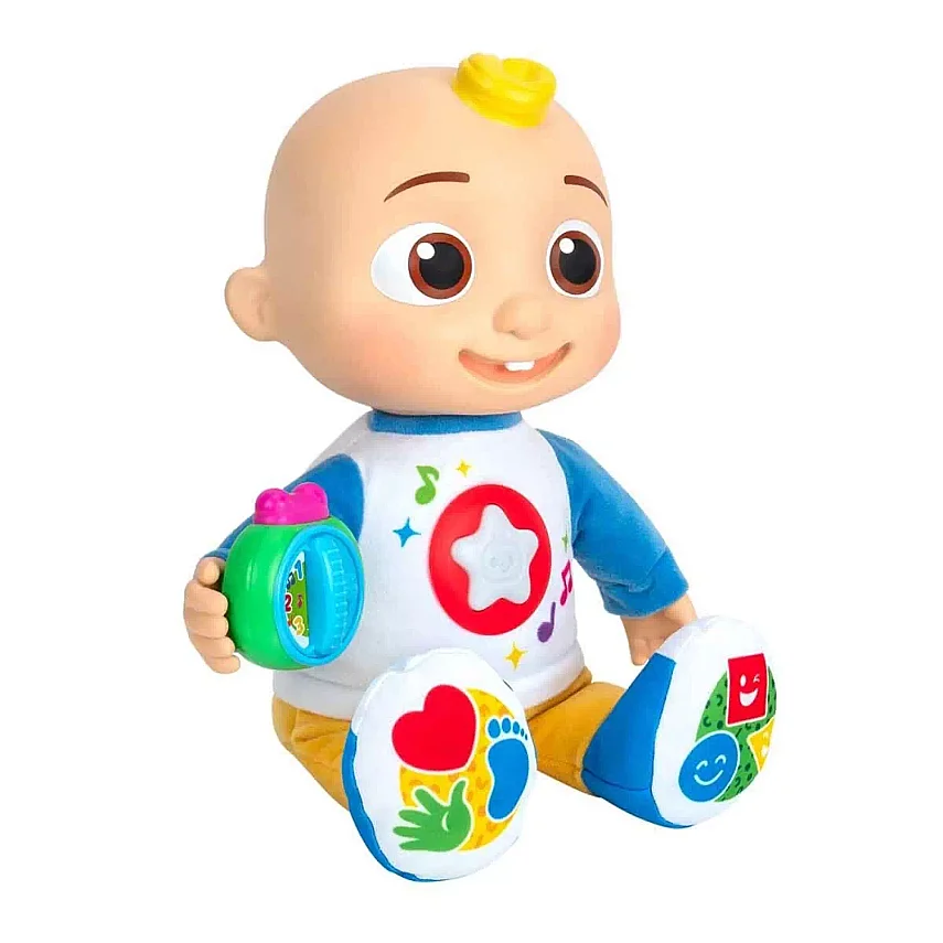 Sesli ve Işıklı Cocomelon JJ Peluş 32 cm - 3