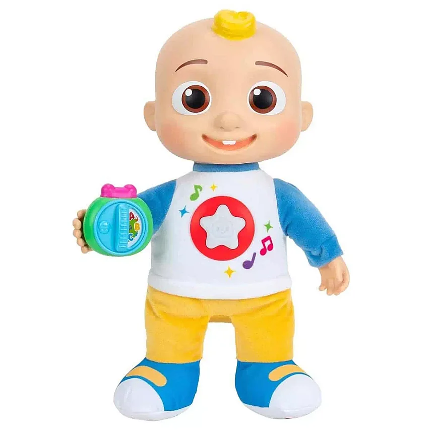 Sesli ve Işıklı Cocomelon JJ Peluş 32 cm - 4