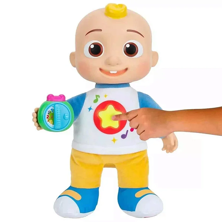 Sesli ve Işıklı Cocomelon JJ Peluş 32 cm - 5