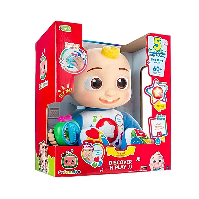 Sesli ve Işıklı Cocomelon JJ Peluş 32 cm - 10