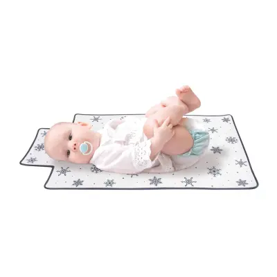 Sevi Bebe Alt Açma Minderi Kar Desen (1)